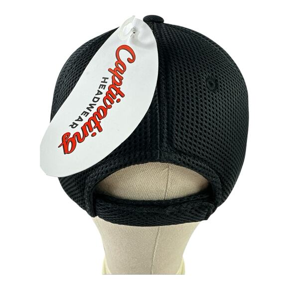 South Dakota State Jackrabbits Hat Cap Hook & Loop Black Mens Adjustable NCAA - Picture 4 of 6